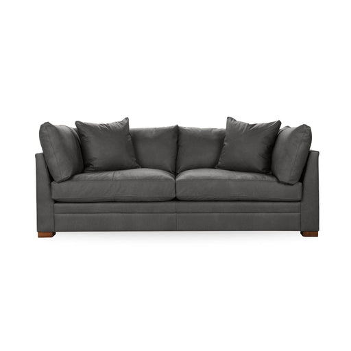 Classic Home Audrey stationary sofa with plush fabric and elegant design, shown in a living room setting.