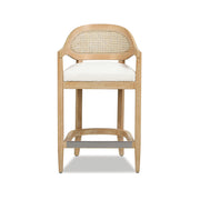 Americana - Mid-Century Modern Cane Back Counter Stool - R&R Furniture Gallery (Fountain Valley, CA)