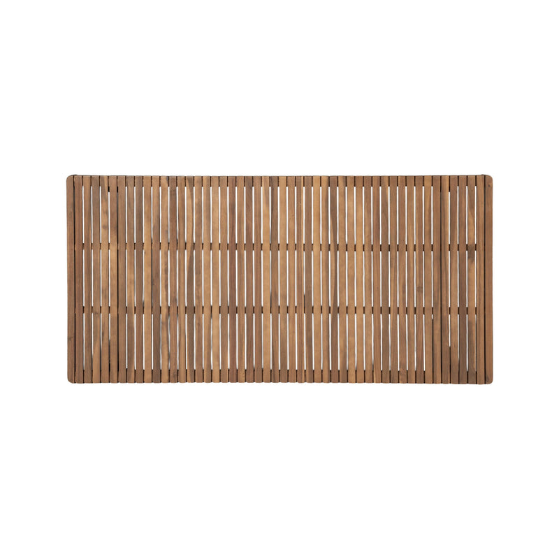 Outdoor Dining Table With Slatted Top, Ideal For Patio - R&R Furniture Gallery (Fountain Valley, CA)