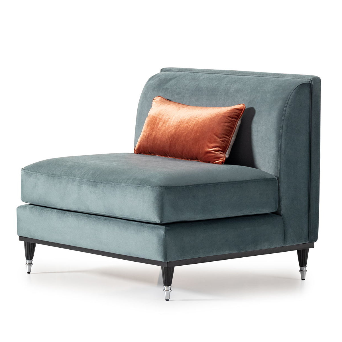 La Francaise - Armless Accent Chair - R&R Furniture Gallery (Fountain Valley, CA)