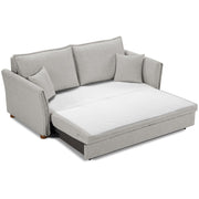 Oran - Sofa With Sleeper - Gray Chenille - R&R Furniture Gallery (Fountain Valley, CA)