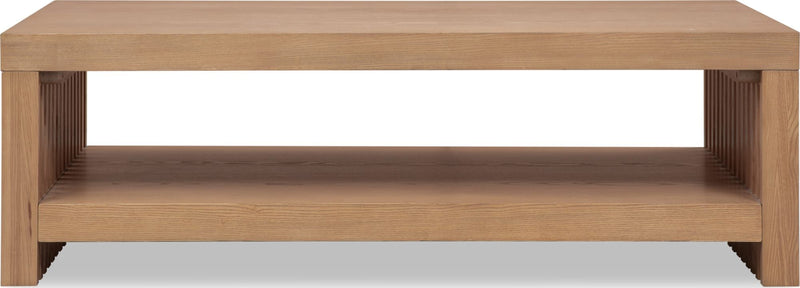 Tanner Coffee Table - Flaxen