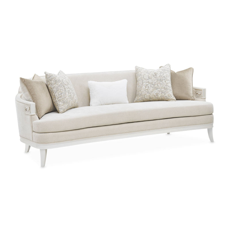 La Marisia - Chenille Sofa - Tranquil / Creamy Pearl - R&R Furniture Gallery (Fountain Valley, CA)