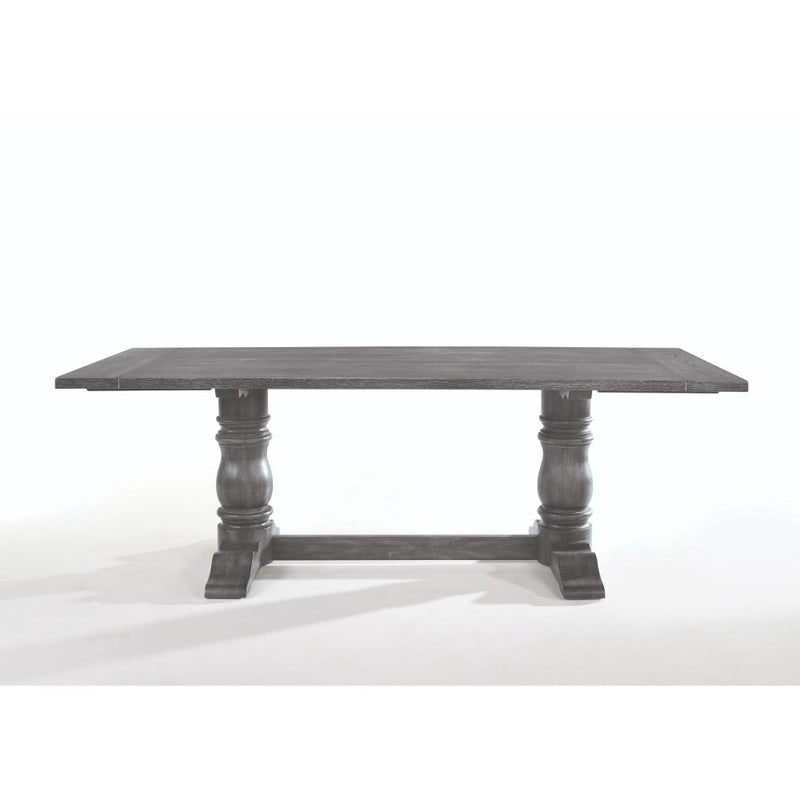 Leventis - 30" Dining Table - Weathered Gray - R&R Furniture Gallery (Fountain Valley, CA)