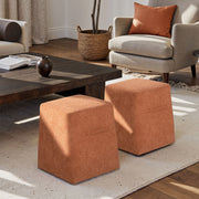 Oliver - Tapered Square Upholstered Ottoman - R&R Furniture Gallery (Fountain Valley, CA)