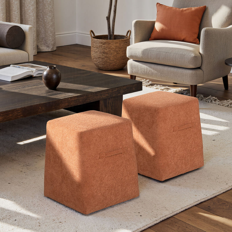 Oliver - Tapered Square Upholstered Ottoman - R&R Furniture Gallery (Fountain Valley, CA)