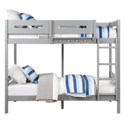 Edah - Twin Over Twin Bunk Bed - Gray - R&R Furniture Gallery (Fountain Valley, CA)