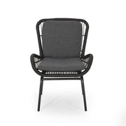 Outdoor Wicker Club Chair With Cushions (Set of 2) - R&R Furniture Gallery (Fountain Valley, CA)
