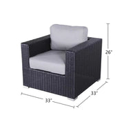 Patio Chair With Cushions Stylish Design - R&R Furniture Gallery (Fountain Valley, CA)