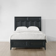 Storage Bed With Panel Headboard And Spacious Footboard Drawers - R&R Furniture Gallery (Fountain Valley, CA)