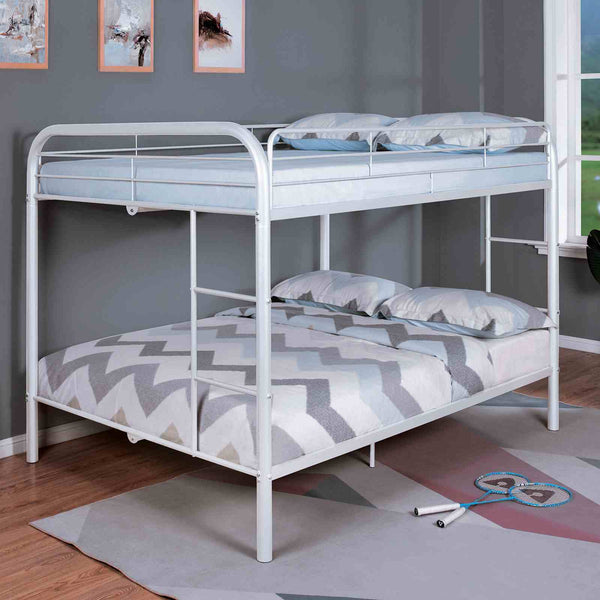 Finnerty - Twin/Full Bunk Bed, White