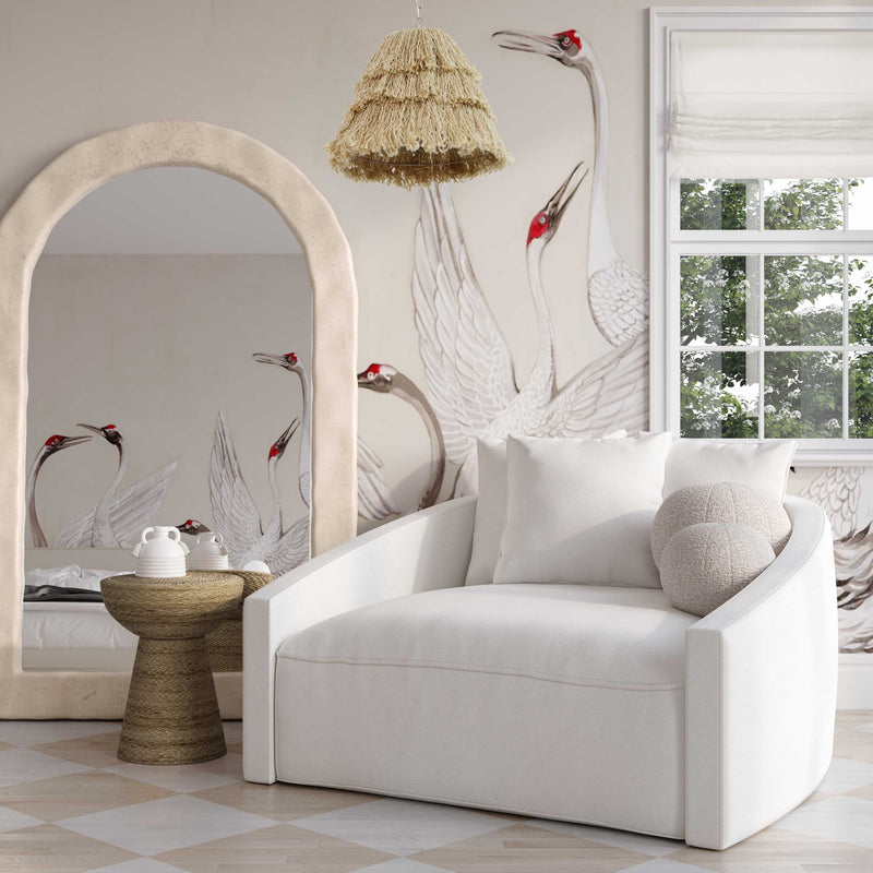 Hanim - Linen Daybed - Cream - R&R Furniture Gallery (Fountain Valley, CA)