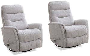 Gemini - Swivel Glider Recliner (Set of 2) - R&R Furniture Gallery (Fountain Valley, CA)
