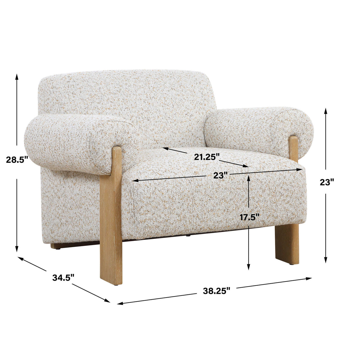Juncture - Upholstered Accent Chair - White