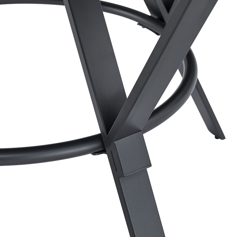 Modern Style Indoor Dining Round Table With Metal Legs - Light Birch - R&R Furniture Gallery (Fountain Valley, CA)