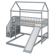 House Bunk Bed With Slide - R&R Furniture Gallery (Fountain Valley, CA)