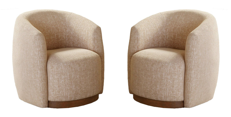 Tatum - Swivel Accent Chair - R&R Furniture Gallery (Fountain Valley, CA)
