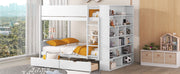 Bunk Bed With 2 Drawers And Multi Layer Cabinet - R&R Furniture Gallery (Fountain Valley, CA)