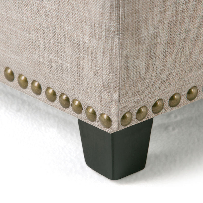 Kingsley - Upholstered Large Storage Ottoman - R&R Furniture Gallery (Fountain Valley, CA)