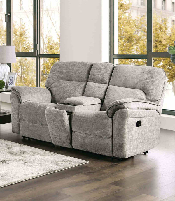 Josias - Loveseat, Light Gray Fabric