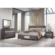 Ryder - Sparkle Nightstand - Gray - R&R Furniture Gallery (Fountain Valley, CA)