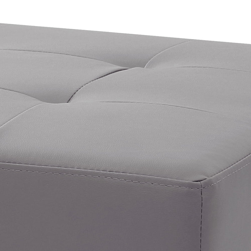 Contemporary upholstered ottoman with storage from Glory Furniture, featuring a sleek design and soft fabric finish.