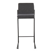 Lumi Source Fuji contemporary high back barstool with elegant design, featuring a sleek seat and sturdy legs for modern bar settings.