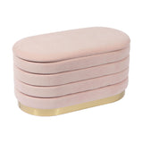 Lillian - Velvet Storage Bench - R&R Furniture Gallery (Fountain Valley, CA)
