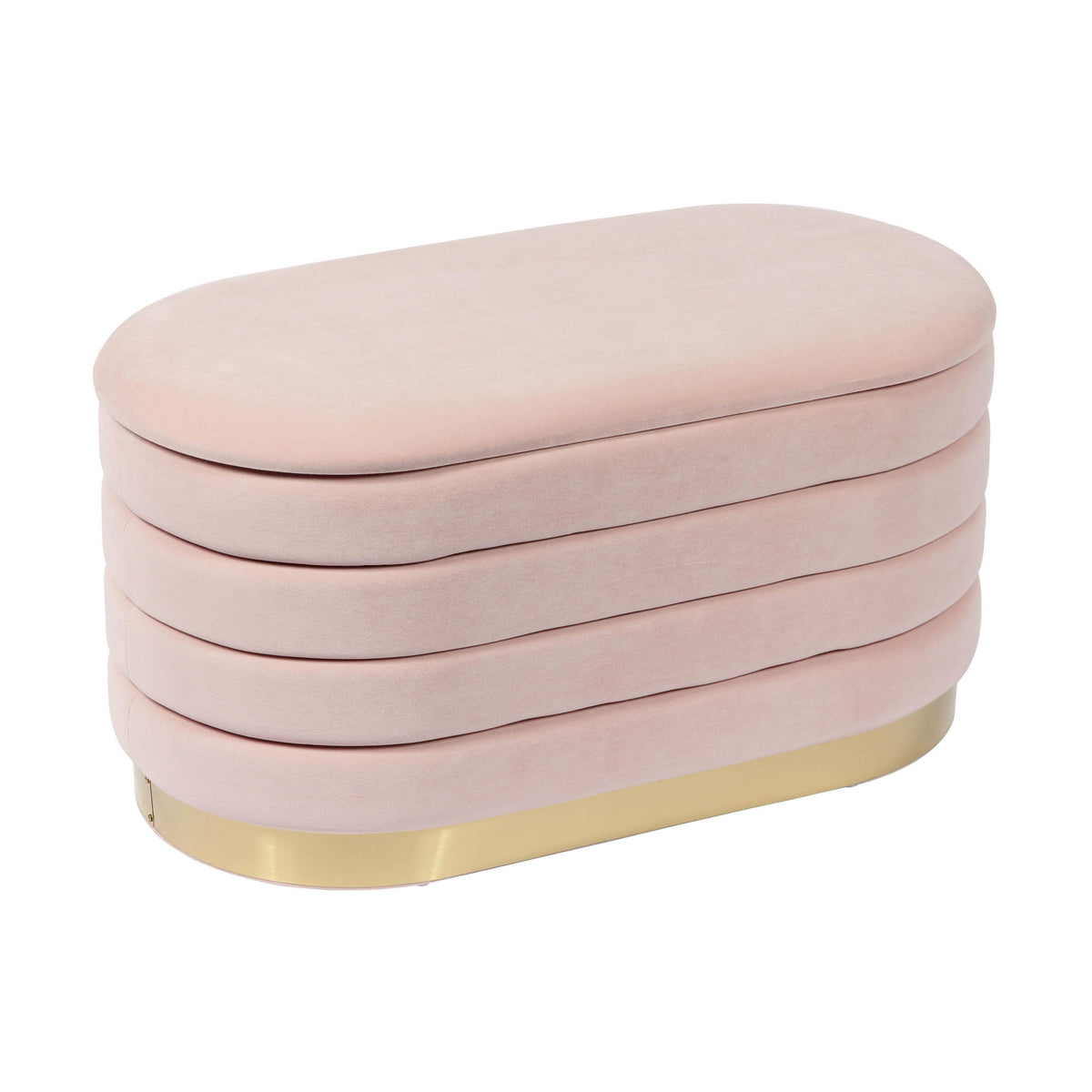 Lillian - Velvet Storage Bench - R&R Furniture Gallery (Fountain Valley, CA)