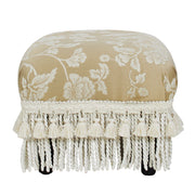 Fiona - Handcrafted Accent Footstool Ottoman - R&R Furniture Gallery (Fountain Valley, CA)