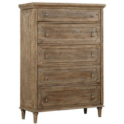 5 Drawer Chest With Construction - Taupe - R&R Furniture Gallery (Fountain Valley, CA)