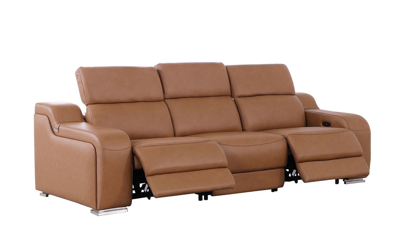 1116 - 6-Piece Modular Power Reclining Sofa, Loveseat & Chair Set In With 5 Power Recliners & Power Headrests