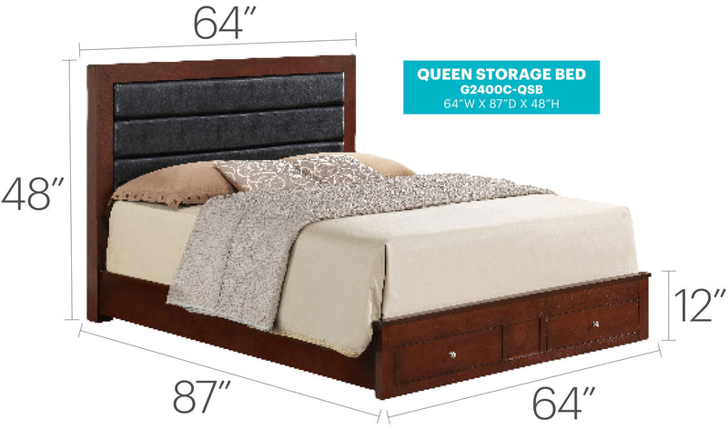 Elegant Storage Bed For Cozy Spaces - R&R Furniture Gallery (Fountain Valley, CA)