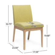 Contemporary Fabric Comfort Dining Chairs (Set of 2) - R&R Furniture Gallery (Fountain Valley, CA)