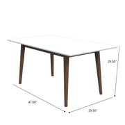 Levi - Modern Style Rectangular Dining Kitchen Table - R&R Furniture Gallery (Fountain Valley, CA)