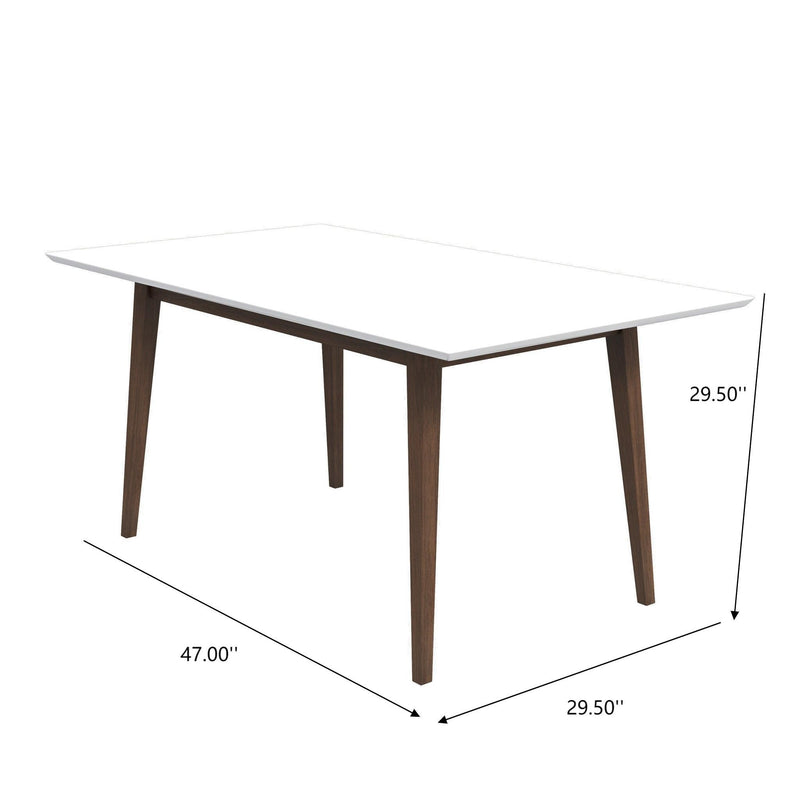 Levi - Modern Style Rectangular Dining Kitchen Table - R&R Furniture Gallery (Fountain Valley, CA)