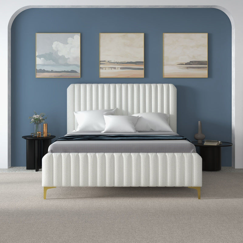 Valery - Upholstered Platform Bed