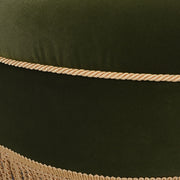 Yolanda - Round Upholstered Accent Ottoman - R&R Furniture Gallery (Fountain Valley, CA)