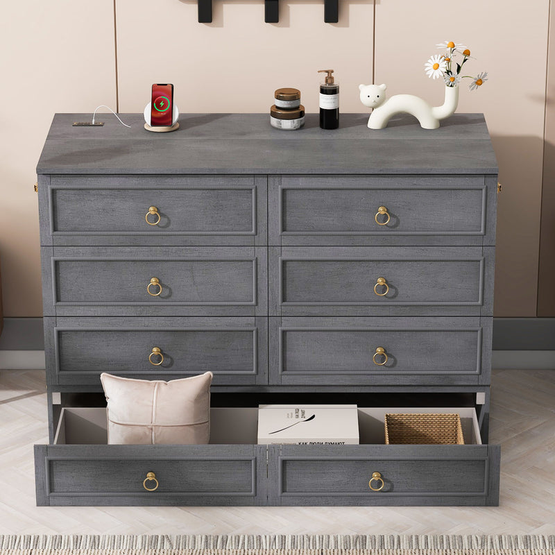 DreamHaus cabinet Murphy bed with large drawers, stylish design, and sleek wood finish, showcasing a modern multifunctional furniture piece.