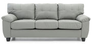 Comfortable stationary sofa by Glory Furniture with plush cushions and modern design, perfect for living room relaxation.