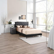 Button Tufted Bed Charming For Cozy Spaces - R&R Furniture Gallery (Fountain Valley, CA)