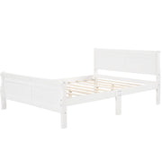Platform Bed Frame Mattress Foundation Sleigh Bed With Headboard / Footboard / Wood Slat Suppor - R&R Furniture Gallery (Fountain Valley, CA)