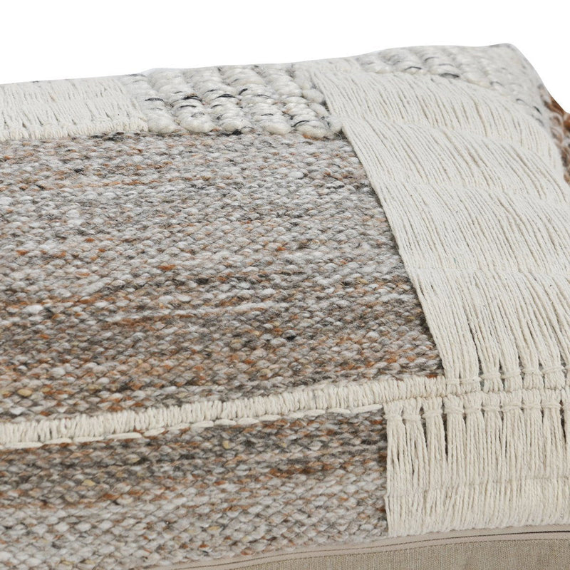 Heritage Craft - HC Farah Pillow - Ivory / Natural