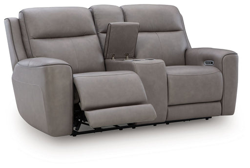 5Z-Comfort - Relaxation - Power Reclining Loveseat with Console / Adj Headrest - R&R Furniture Gallery (Fountain Valley, CA)
