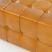 Benjiro - Square Ottoman - Tan - R&R Furniture Gallery (Fountain Valley, CA)
