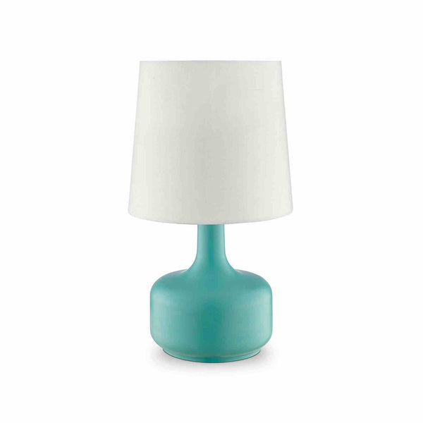 Farah - 17"H Matte Teal Table Lamp