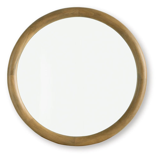 Yadiel - Accent Mirror - Brown - R&R Furniture Gallery (Fountain Valley, CA)
