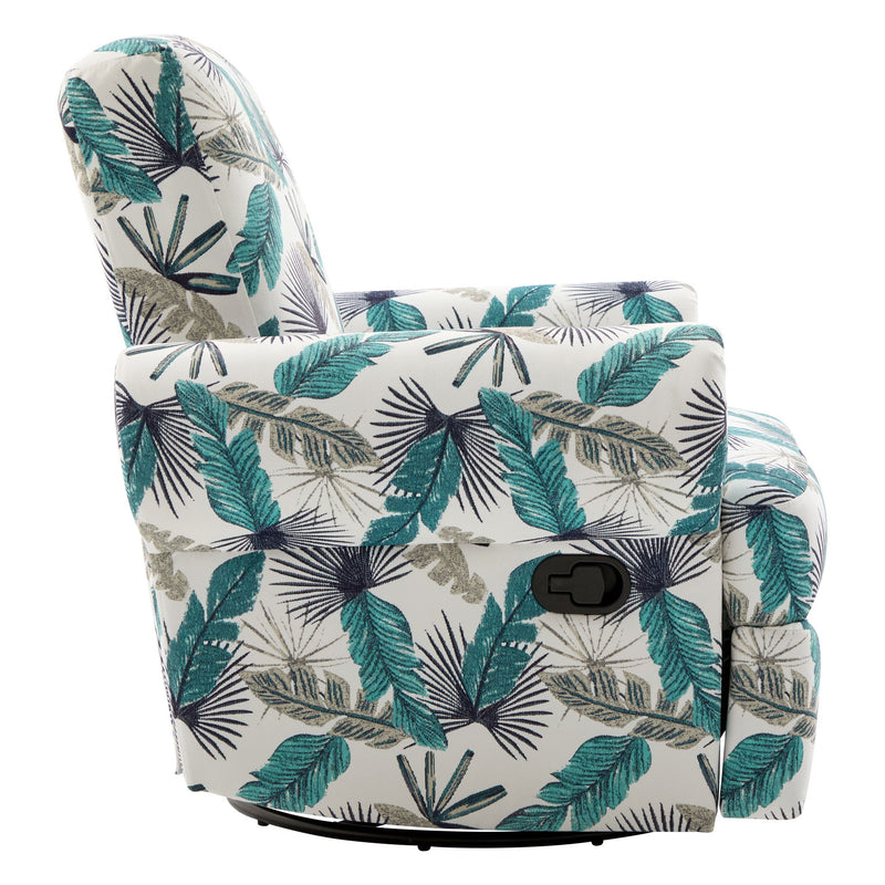 Manual Swivel Recliner Rocker Chair With Adjustable Backrest - R&R Furniture Gallery (Fountain Valley, CA)