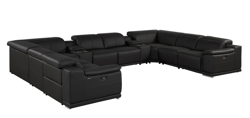 9762 - 10-Piece U Shaped Sectional Sofa With 4 Power Recliners