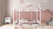 Metal Bed House Bed Frame With Fence - R&R Furniture Gallery (Fountain Valley, CA)